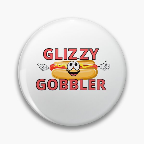 Item preview, Glizzy Gobbler Funny Hot Dog Meme Sticker designed and sold by Sharon111.