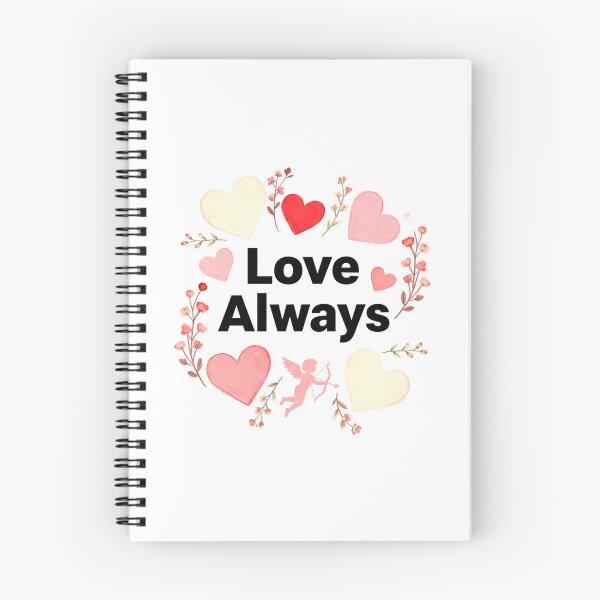 Item preview, Love Always Watercolor Hearts & Cupid designed and sold by Bright Vibe Designs.
