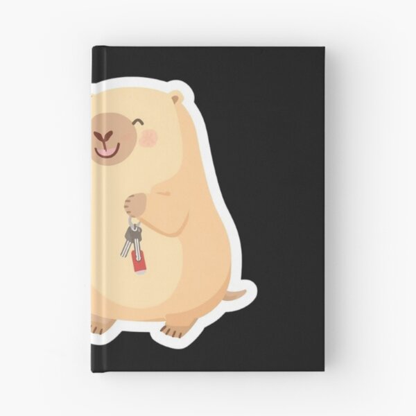 Item preview, Funny Office Capybara - Finally Done (Home Time) designed and sold by The Silly Grumpy Society.