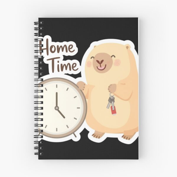 Item preview, Funny Office Capybara - Finally Done (Home Time) designed and sold by The Silly Grumpy Society.