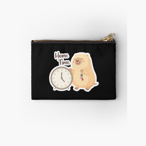 Item preview, Funny Office Capybara - Finally Done (Home Time) designed and sold by The Silly Grumpy Society.