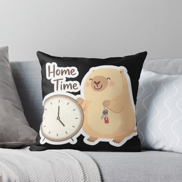 Item preview, Funny Office Capybara - Finally Done (Home Time) designed and sold by The Silly Grumpy Society.