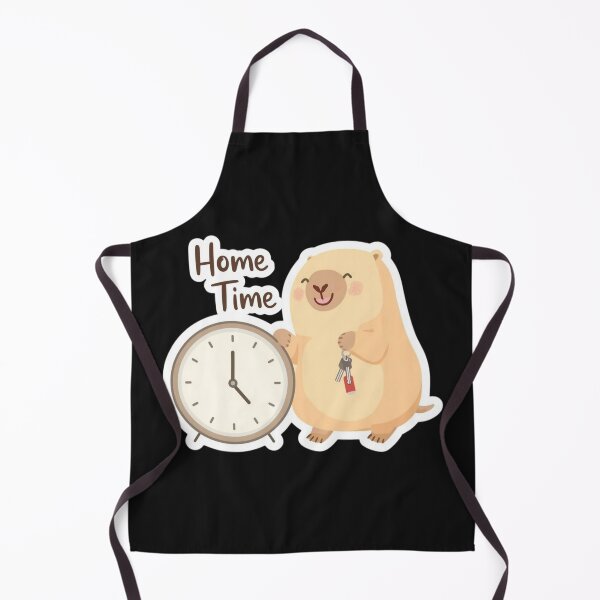 Item preview, Funny Office Capybara - Finally Done (Home Time) designed and sold by The Silly Grumpy Society.