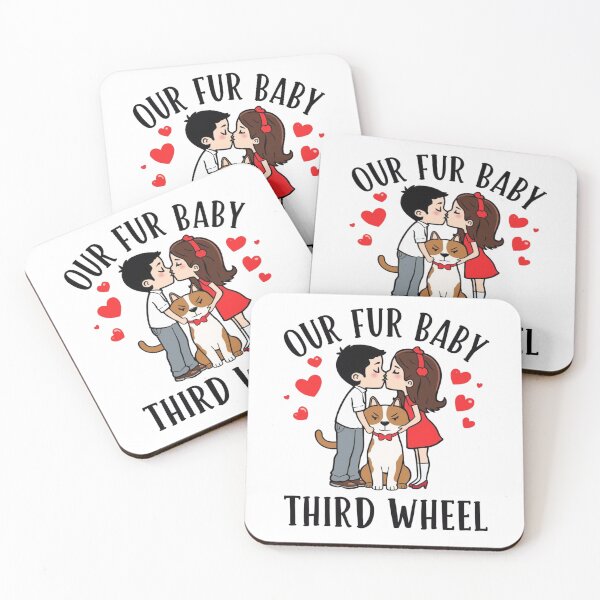 Item preview, Fur Baby Third Wheel Valentines Couples Shirt designed and sold by shop43.