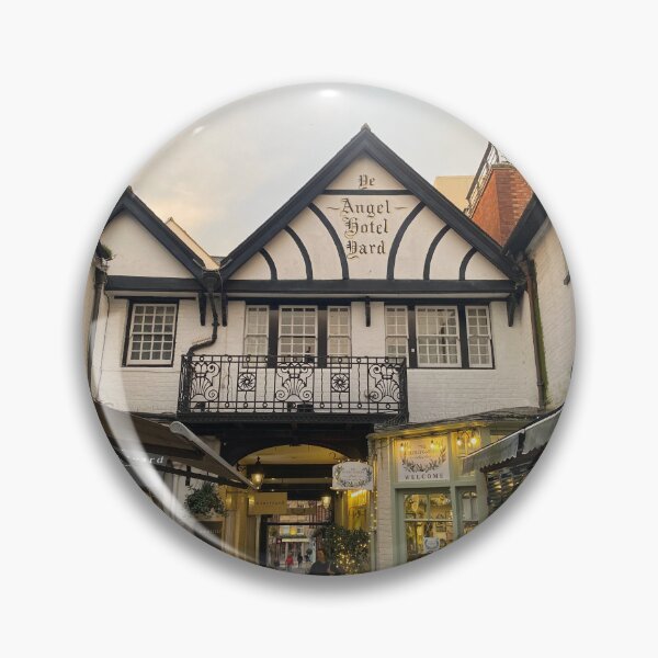 Item preview, The Angel Hotel Yard, Guildford | Surrey England Historic Courtyard | UK Town Photography designed and sold by ThatSurreyLife.