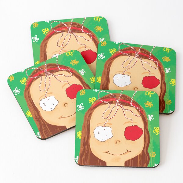 Item preview, Girl with Bulgarian Martenitsa designed and sold by Dilyana Rumenova - Shantabella.