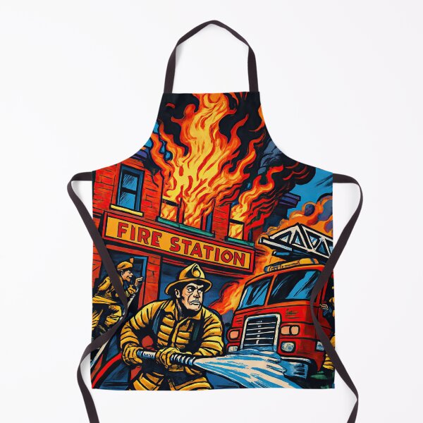 Item preview, Fire station | Comics stylCartoone - designed and sold by ComicsFactory.