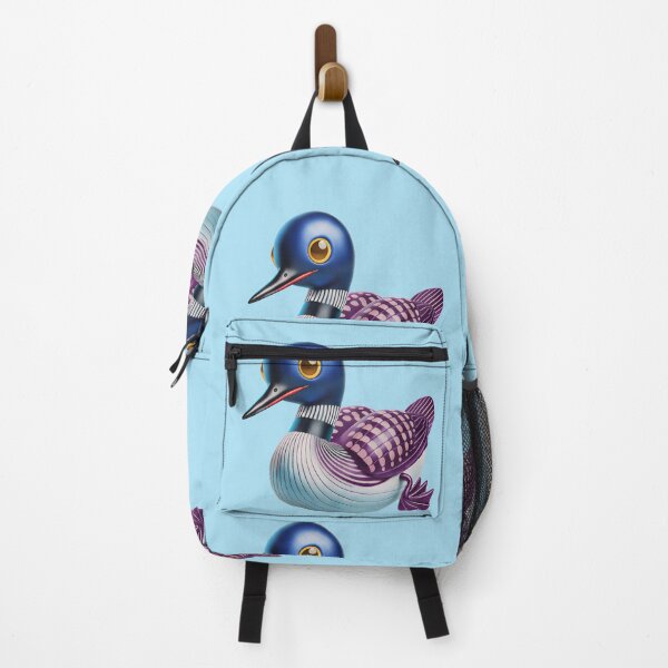 Item preview, Adorable Common Loon Duck 3D Cute - Kawaii Purple Bird Graphic designed and sold by ZyxDes.