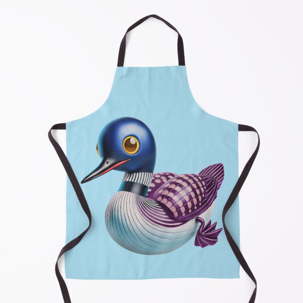 Item preview, Adorable Common Loon Duck 3D Cute - Kawaii Purple Bird Graphic designed and sold by ZyxDes.