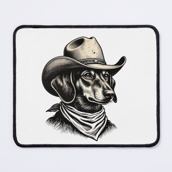 Item preview, Dachshund Cowboy Western Dog Hat designed and sold by GrumpySableye.