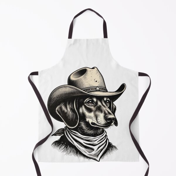 Item preview, Dachshund Cowboy Western Dog Hat designed and sold by GrumpySableye.