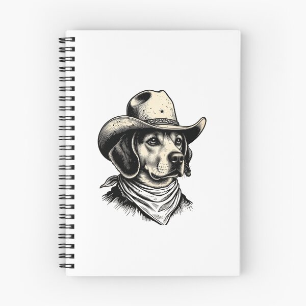 Item preview, Cowboy Dog Beagle Western Vintage designed and sold by GrumpySableye.