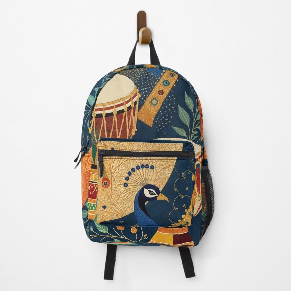 Item preview, Abstract collage of folk instruments—dhol, tabla, shehnai designed and sold by ShaDeS-AI-Art.
