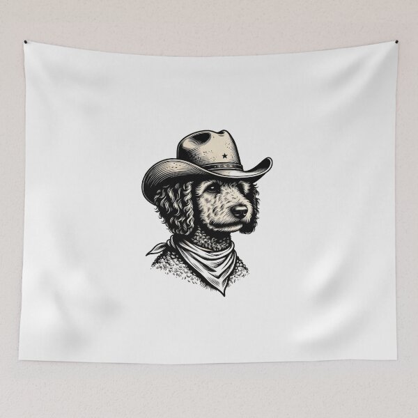 Item preview, Poodle Cowboy Western Dog Humor designed and sold by GrumpySableye.