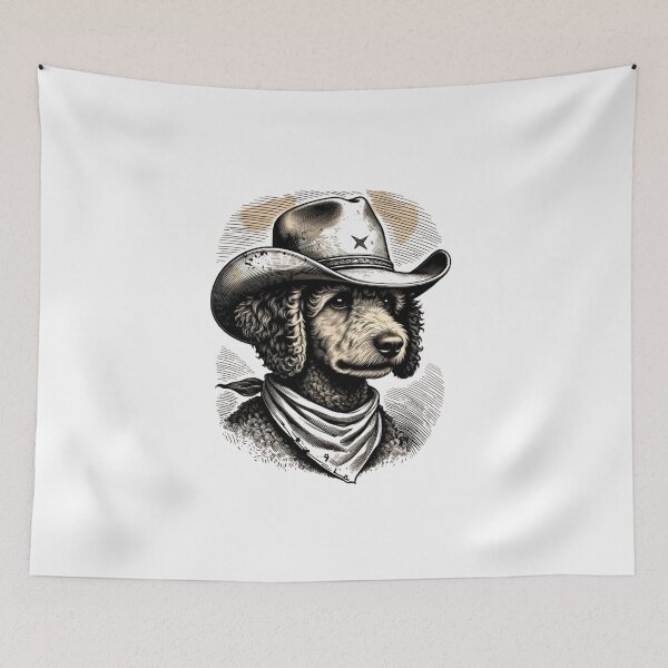 Item preview, Poodle Cowboy Vintage Western Dog Lover designed and sold by GrumpySableye.