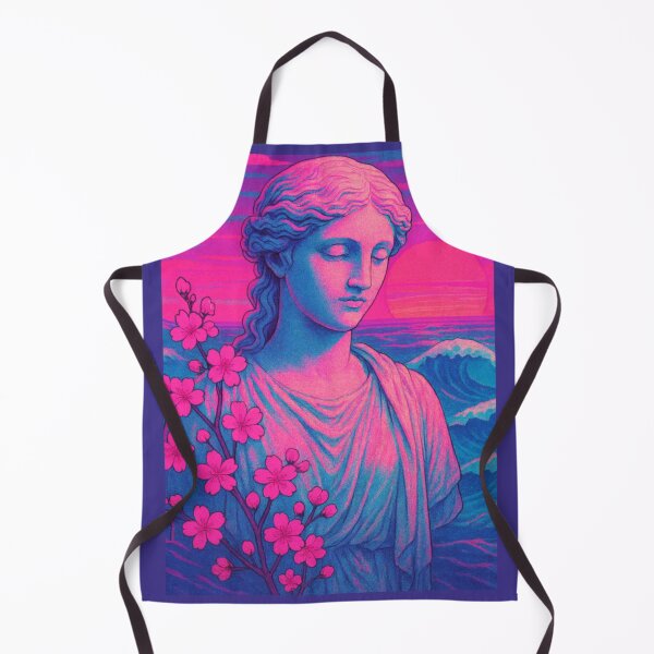 Item preview, Vaporwave Cherry Blossom Roman Goddess designed and sold by A E S T H E T A T A G.