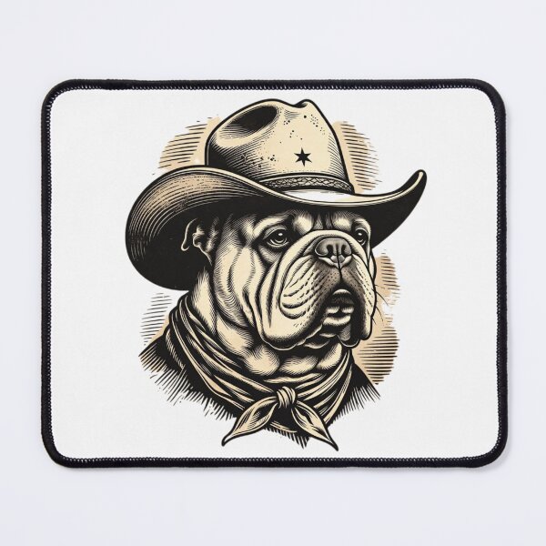 Item preview, English Bulldog Cowboy Western Dog Lover designed and sold by GrumpySableye.