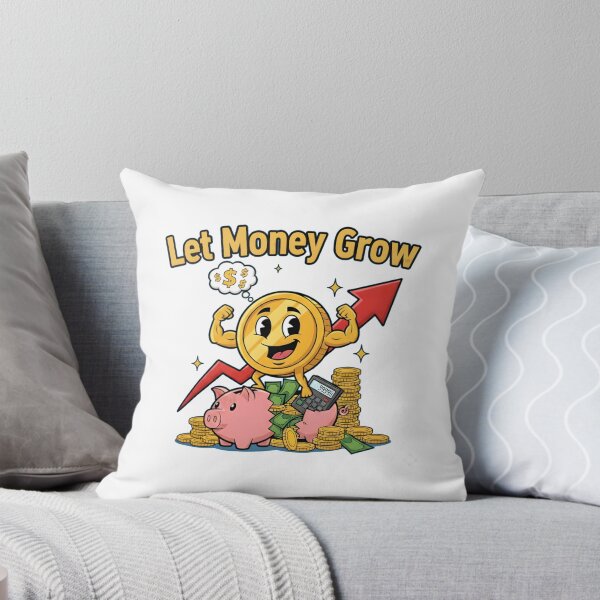 Item preview, Let Money Grow Investing Cartoon designed and sold by Bright Vibe Designs.