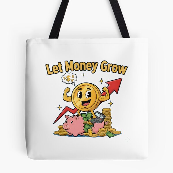 Item preview, Let Money Grow Investing Cartoon designed and sold by Bright Vibe Designs.