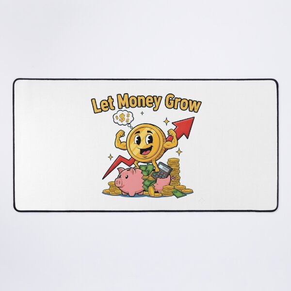 Item preview, Let Money Grow Investing Cartoon designed and sold by Bright Vibe Designs.