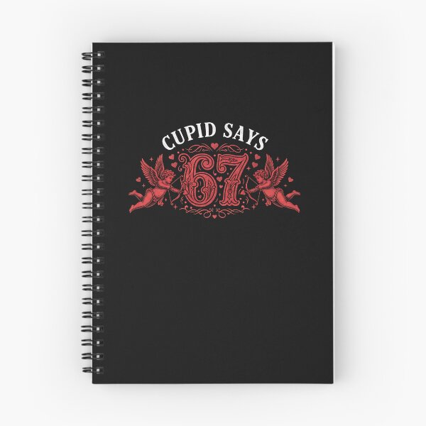 Item preview, Cupid Says 67 Valentine Meme Hearts 6 7 Funny Six Seven designed and sold by scottygrindz.