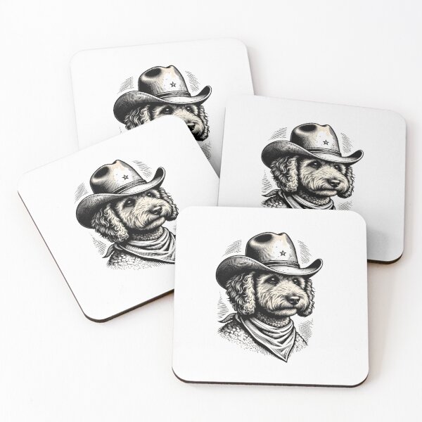 Item preview, Cowboy Doodle Dog Western Style designed and sold by GrumpySableye.