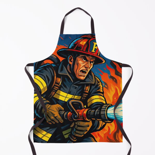 Item preview, Firefighter | Comics stylCartoone - designed and sold by ComicsFactory.