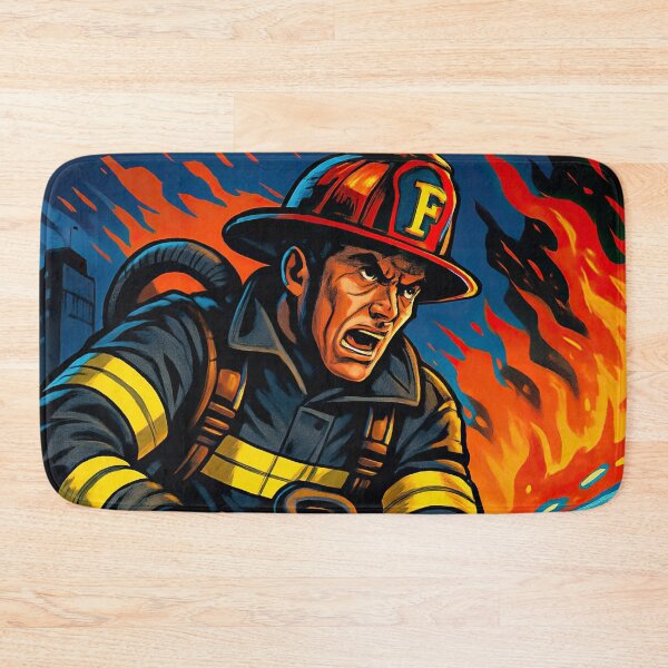 Item preview, Firefighter | Comics stylCartoone -  designed and sold by ComicsFactory.