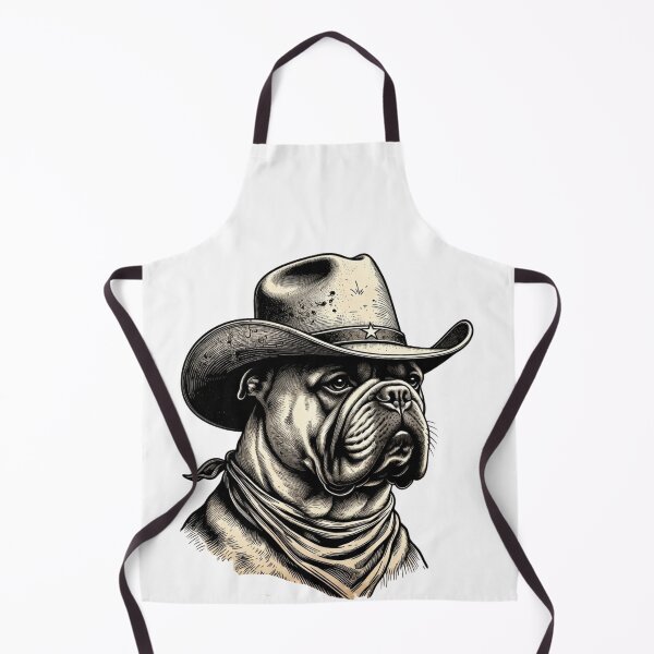Item preview, Bulldog Cowboy Hat Western Dog Humor designed and sold by GrumpySableye.