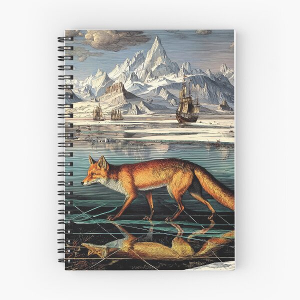 Item preview, Fox Walking on Icy Landscape designed and sold by lautir.