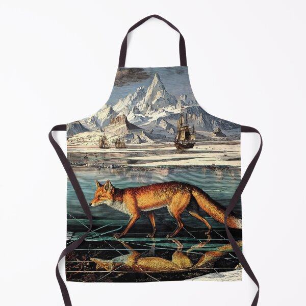 Item preview, Fox Walking on Icy Landscape designed and sold by lautir.