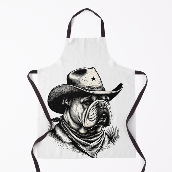 Item preview, Bulldog Cowboy Vintage Western Dog Lover designed and sold by GrumpySableye.