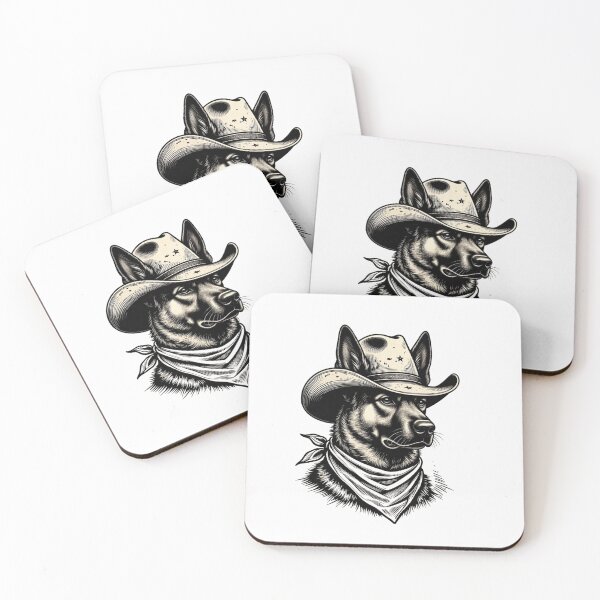 Item preview, Cowboy German Shepherd Dog Western Humor designed and sold by GrumpySableye.