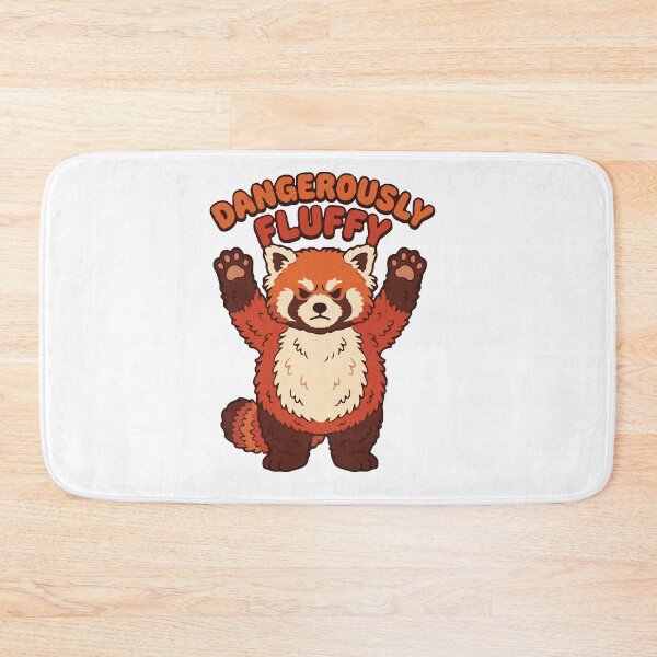 Item preview, Dangerously Fluffy Red Panda Warning designed and sold by Petzzz.
