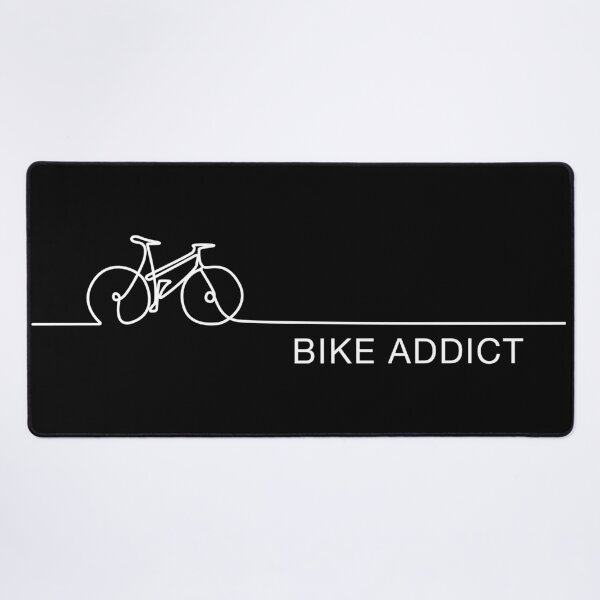 Item preview, Bike Addict Minimalist Bicycle Saying One Line designed and sold by CreareAT.