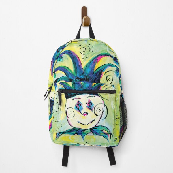 Item preview, Acrylic painting of colorful vivid clown designed and sold by Dilyana Rumenova - Shantabella.