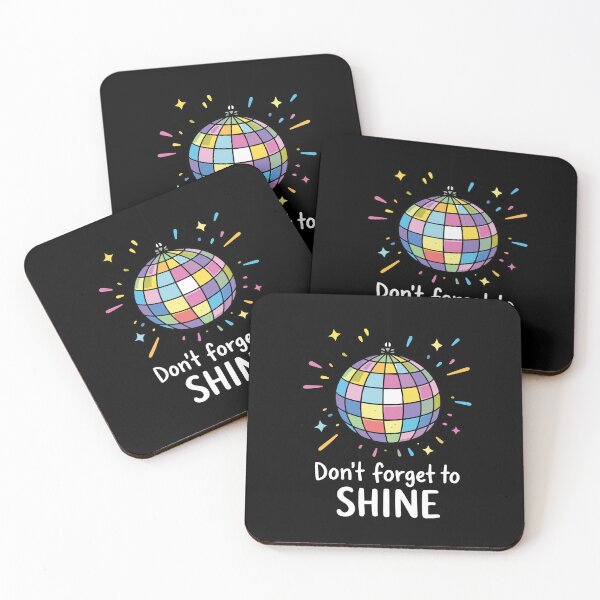 Item preview, Don't Forget To Shine Disco Ball Illustration designed and sold by CreareAT.