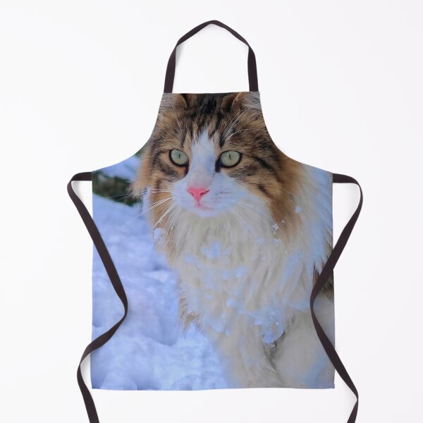 Item preview, Fluffy Cat in the Snow designed and sold by MB-CatPrints.