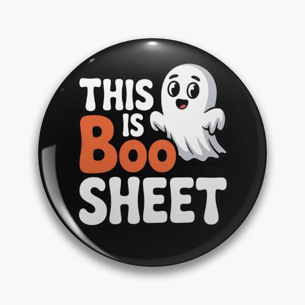 Item preview, This Is Boo Sheet Cute Ghost designed and sold by flagylART.