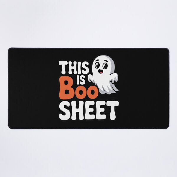 Item preview, This Is Boo Sheet Cute Ghost designed and sold by flagylART.