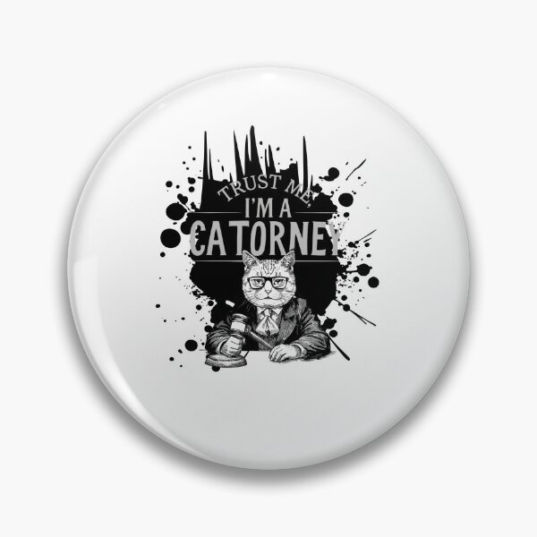 Item preview, Trust me, I'm a Cattorney – Funny Cat Lawyer Pun Design designed and sold by GOTCHO1.