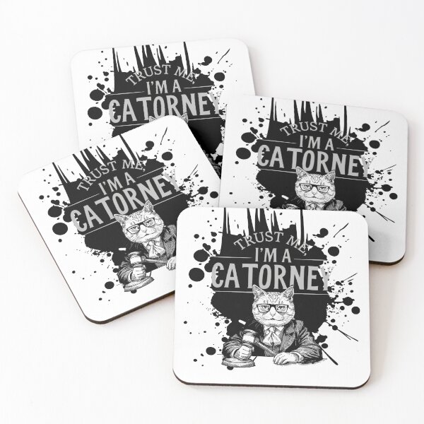 Item preview, Trust me, I'm a Cattorney – Funny Cat Lawyer Pun Design designed and sold by GOTCHO1.