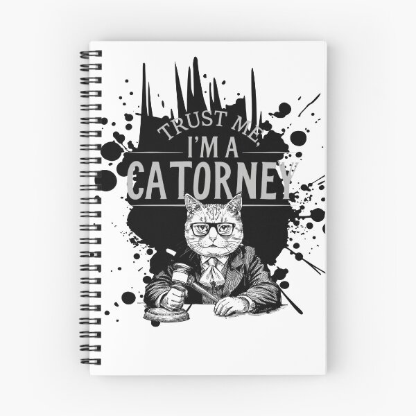Item preview, Trust me, I'm a Cattorney – Funny Cat Lawyer Pun Design designed and sold by GOTCHO1.