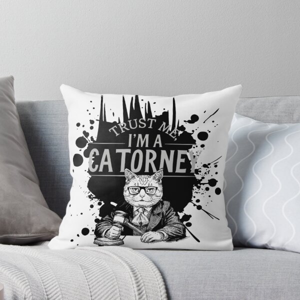 Item preview, Trust me, I'm a Cattorney – Funny Cat Lawyer Pun Design designed and sold by GOTCHO1.