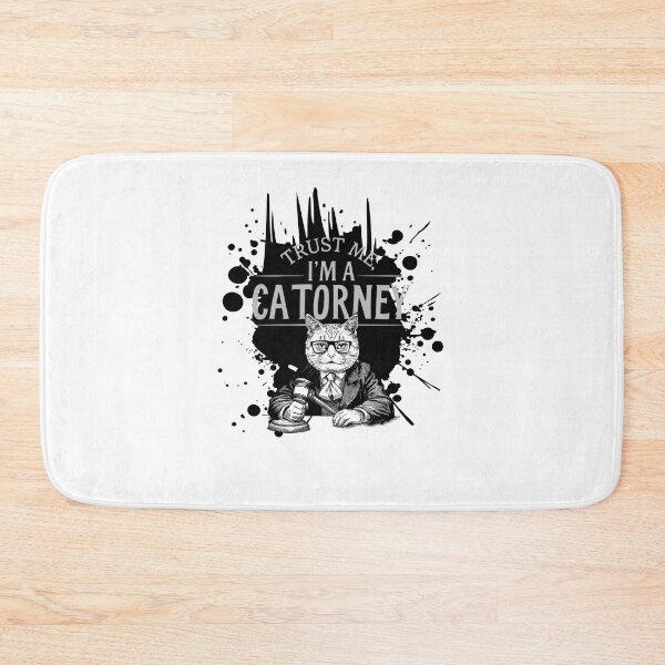 Item preview, Trust me, I'm a Cattorney – Funny Cat Lawyer Pun Design designed and sold by GOTCHO1.