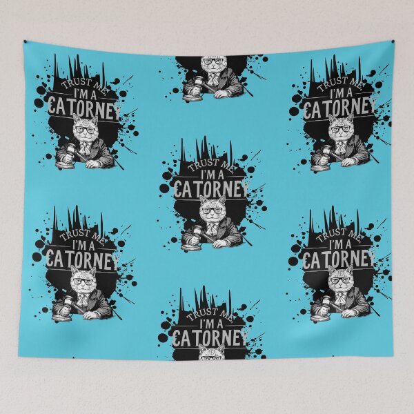 Item preview, Trust me, I'm a Cattorney – Funny Cat Lawyer Pun Design designed and sold by GOTCHO1.