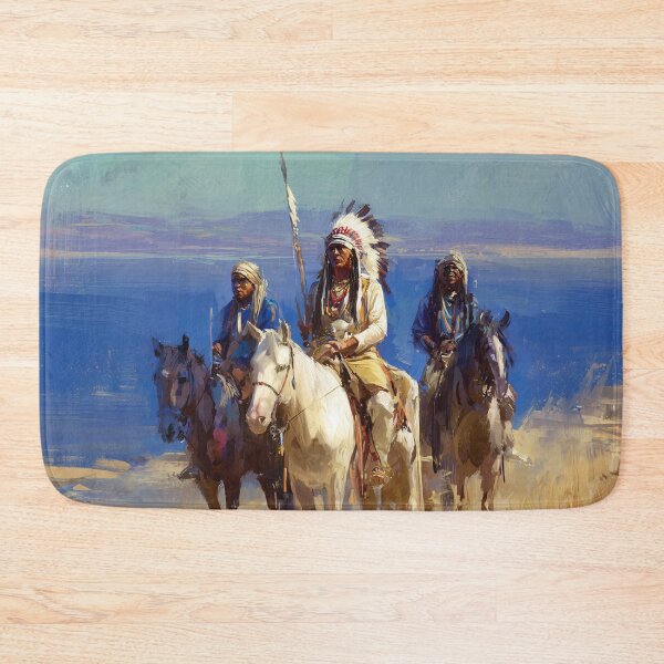 Item preview, Native Warriors on Horseback designed and sold by lautir.