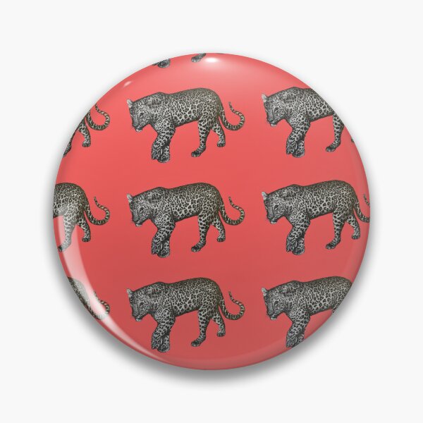 Item preview, Leopard on red background designed and sold by happytraveller1.