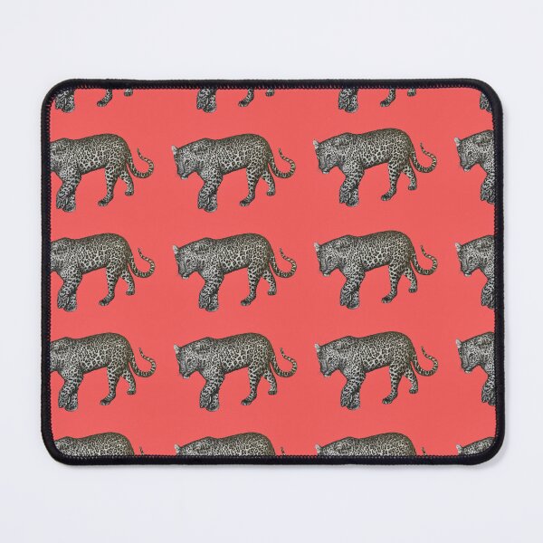 Item preview, Leopard on red background designed and sold by happytraveller1.