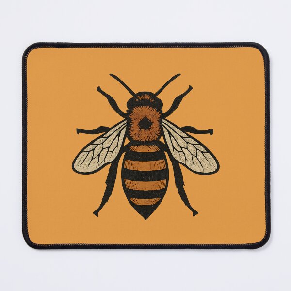 Item preview, Honeybee woodcut style designed and sold by S-M-P-A.